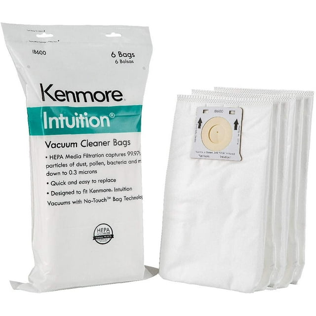 Kenmore Intuition IB600 HEPA Dust Bag Replacement Upright Vacuum
