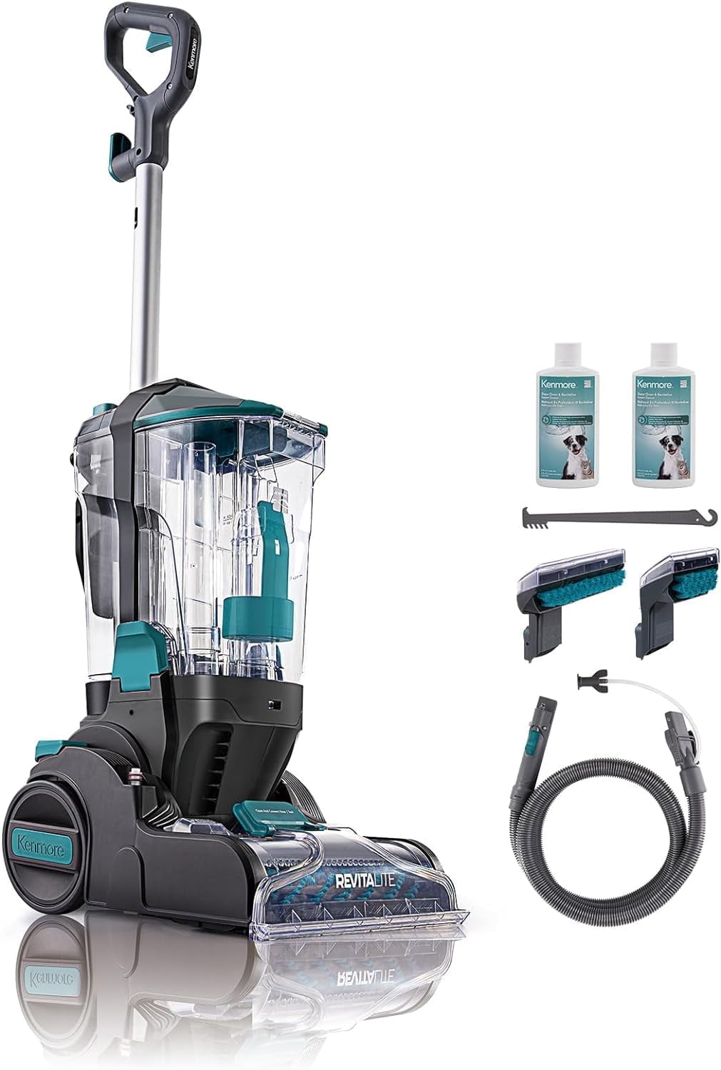 Kenmore Black Portable Pet Carpet Cleaner with Dual Brush Rolls