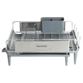 thumbnail image 1 of Kenmore Loxdell Expandable Full Size Rust Resistant Dish Rack with Drain Board and Flatware Caddy, 1 of 18