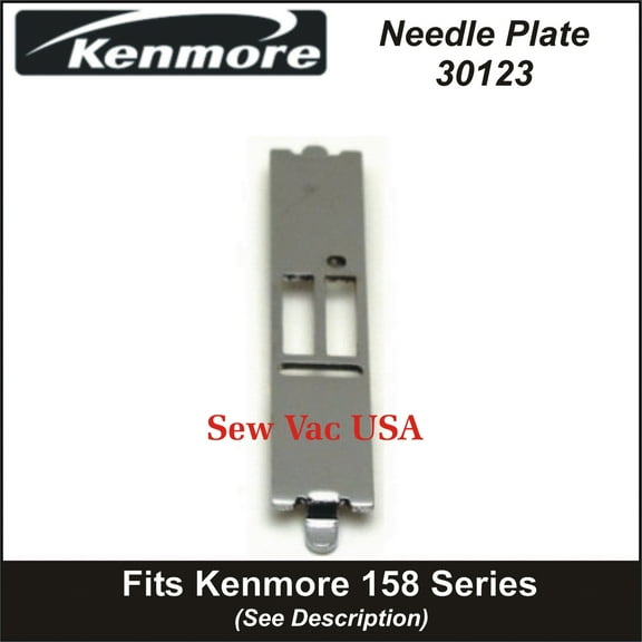 Kenmore Needle Plate Insert 30123 Fits 158 Series See Description