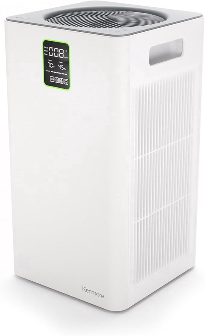 Kenmore PM3020, 1500 Sq Ft H13 True HEPA Air Purifier, 3-Stage Filtration System