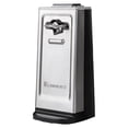 thumbnail image 1 of Kenmore Smooth Edge Electric Automatic Can Opener, Smooth-Touch Side-Cut Blade, Extra-Tall Can Opener, Easy Operation, Opens Regular And Pop-Top Cans, Prevents Sharp Edges, Black & Stainless Steel, 1 of 5