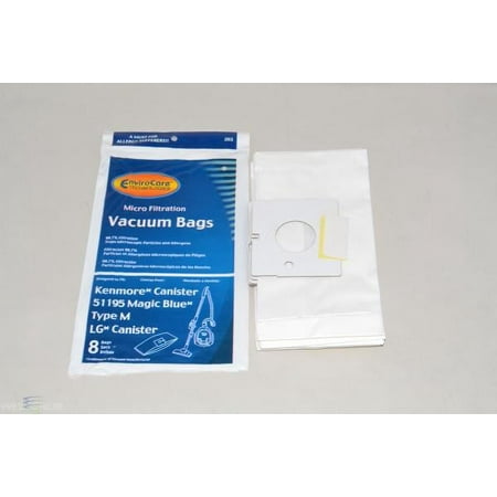 Kenmore Type M Canister Vacuum Cleaner Bags for Kenmore Select Magic Blue (8 Pack) price history and forecast - Kenmore 20-50101