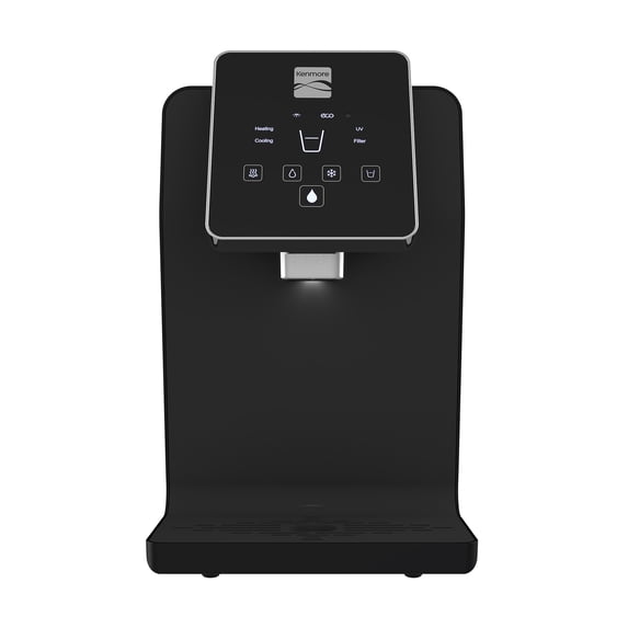 Kenmore Water Dispenser Optimizer (Black) - Countertop Water Cooler • Botteleless Water Dispenser