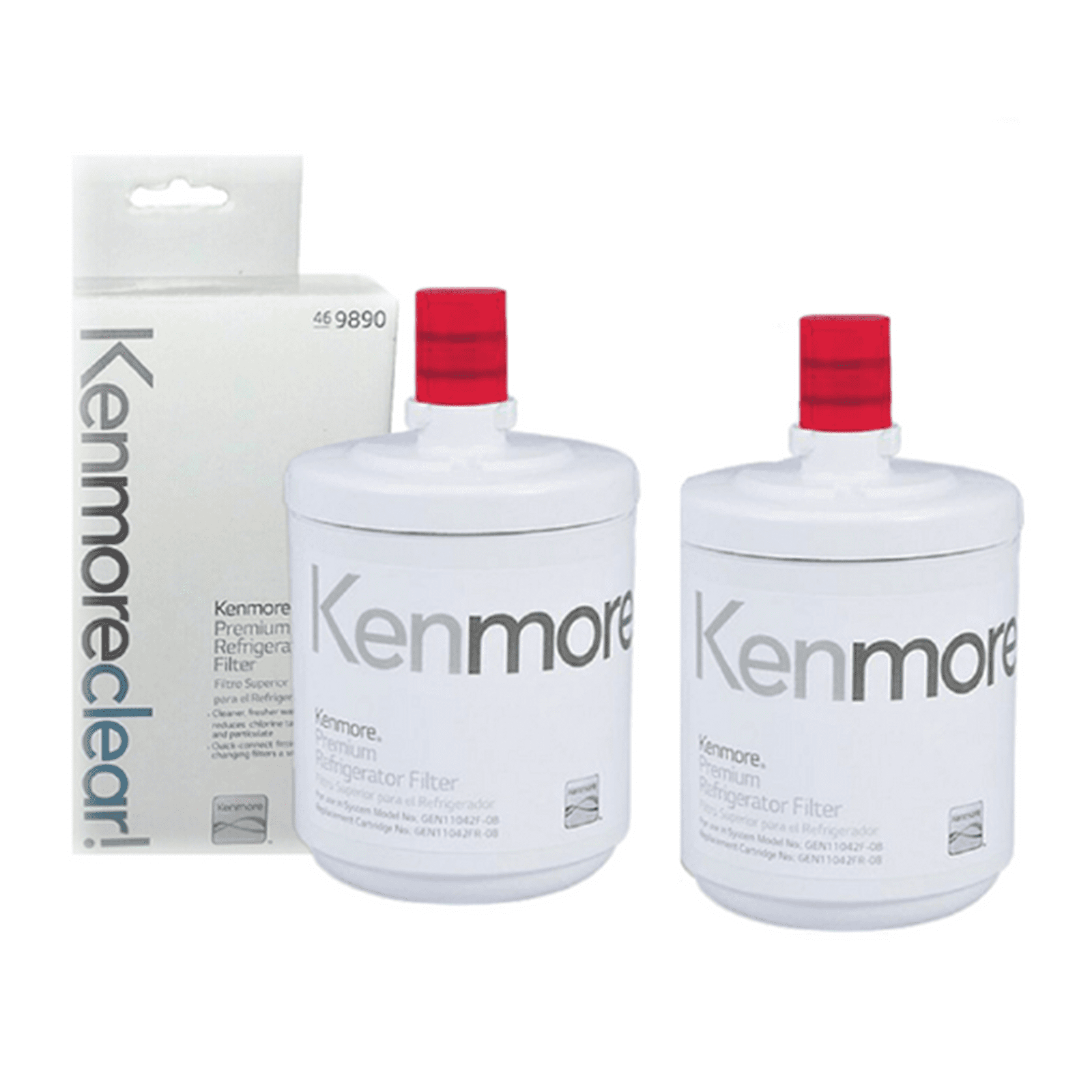 Kenmore clear Premium Refrigerator Water Filter 9890 469890P 09890 46
