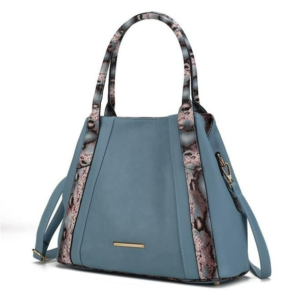 Kenna Snake Embossed Vegan Leather Women's Tote Handbag