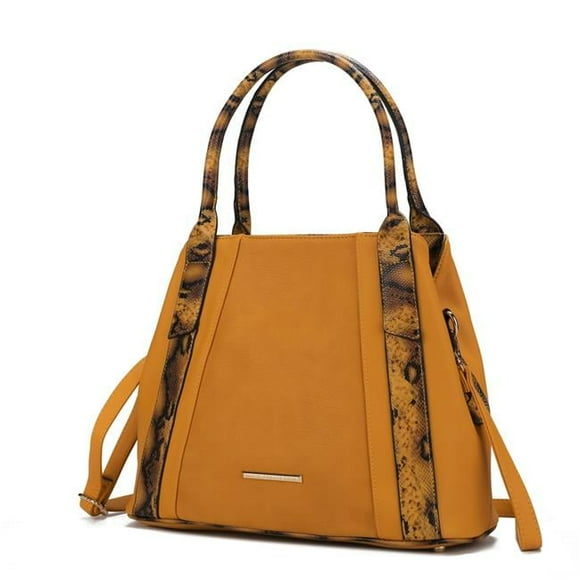 Kenna Snake Embossed Vegan Leather Women's Tote Handbag