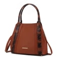thumbnail image 1 of Kenna Snake embossed Vegan Leather Womens Tote Bag by Mia K, 1 of 46