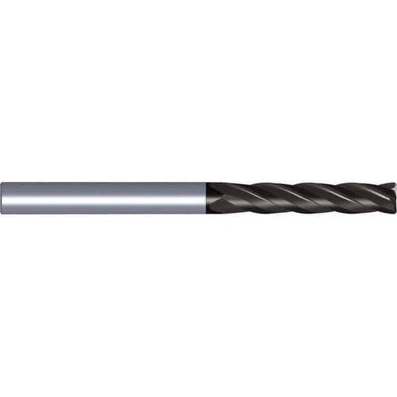 Kennametal 5824218 Square End Mill: 0.0787" Dia, 0.248" LOC, 4 Flutes, Solid C