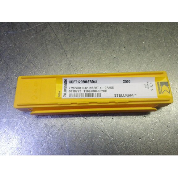 Kennametal Carbide Milling Inserts QTY5 XDPT120508ERD41 X500 (LOC2733A)