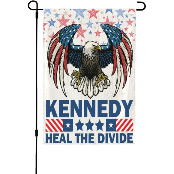 Kennedy 2024 Heal The Divide Yard Flags I'm A Kennedy Democrat RFKs Jr For President Robert 2024 12.5x18 Double Sided Garden Flag Vintage House Funny Garden Flag Funny Garden Flags Banners