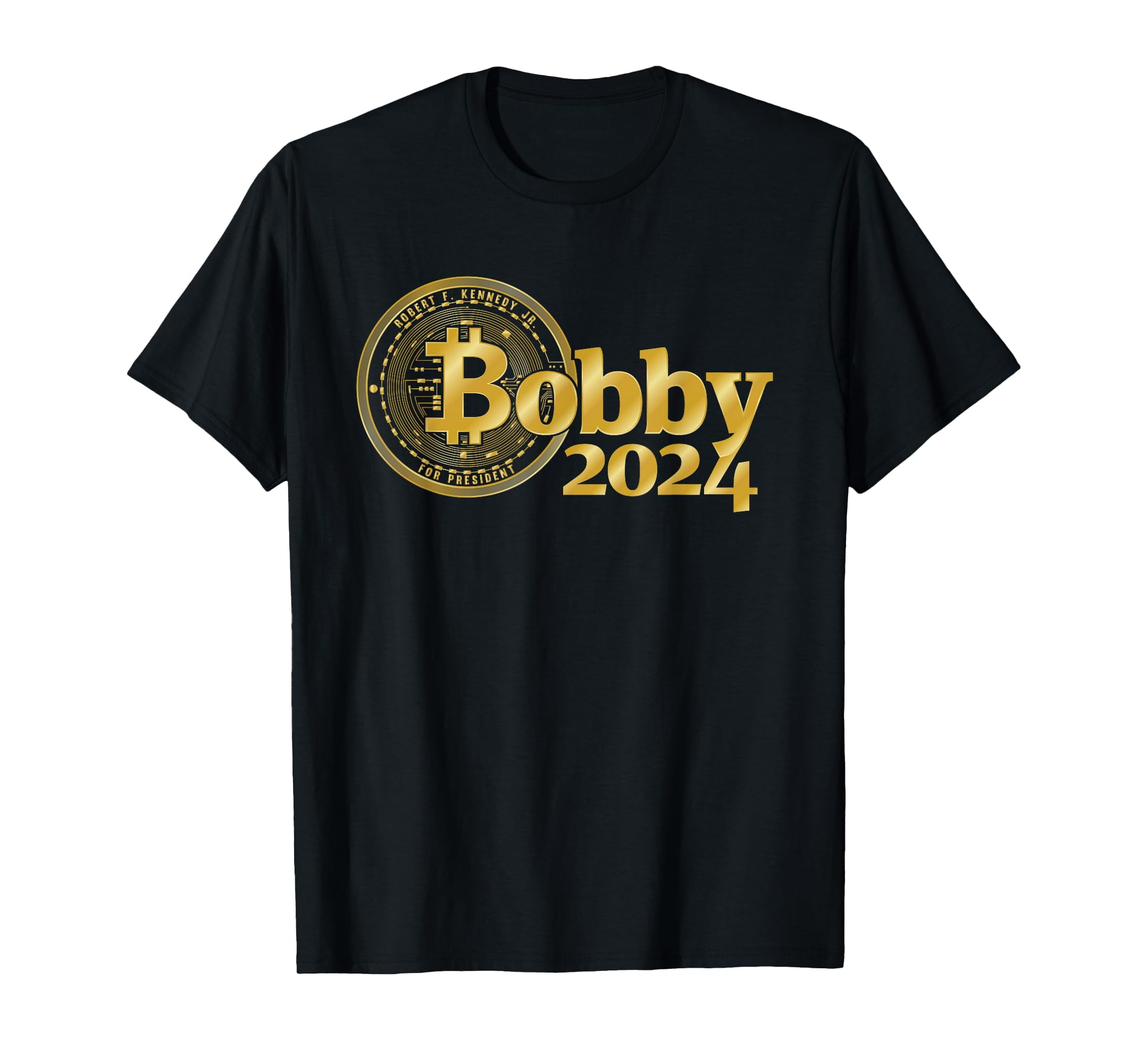 Kennedy 2024 RFK Jr for President Bitcoiner Bobby TShirt3XL