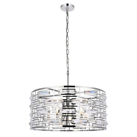 Kennedy 24 inch pendant in chrome