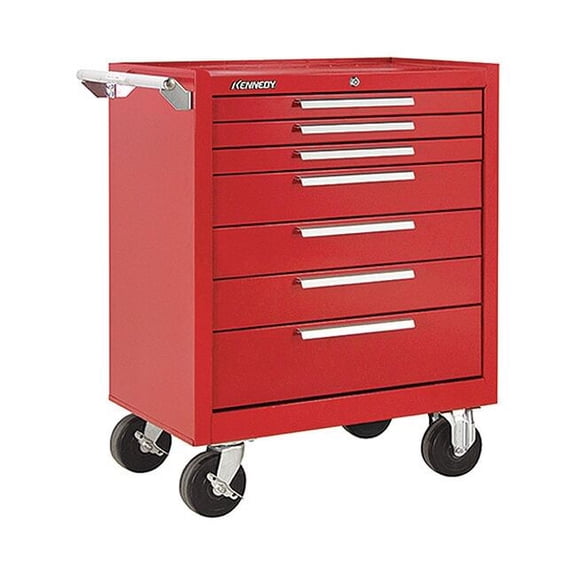 Kennedy Cabinet,Roller,Industrial,7-Drawer,29" 297XR