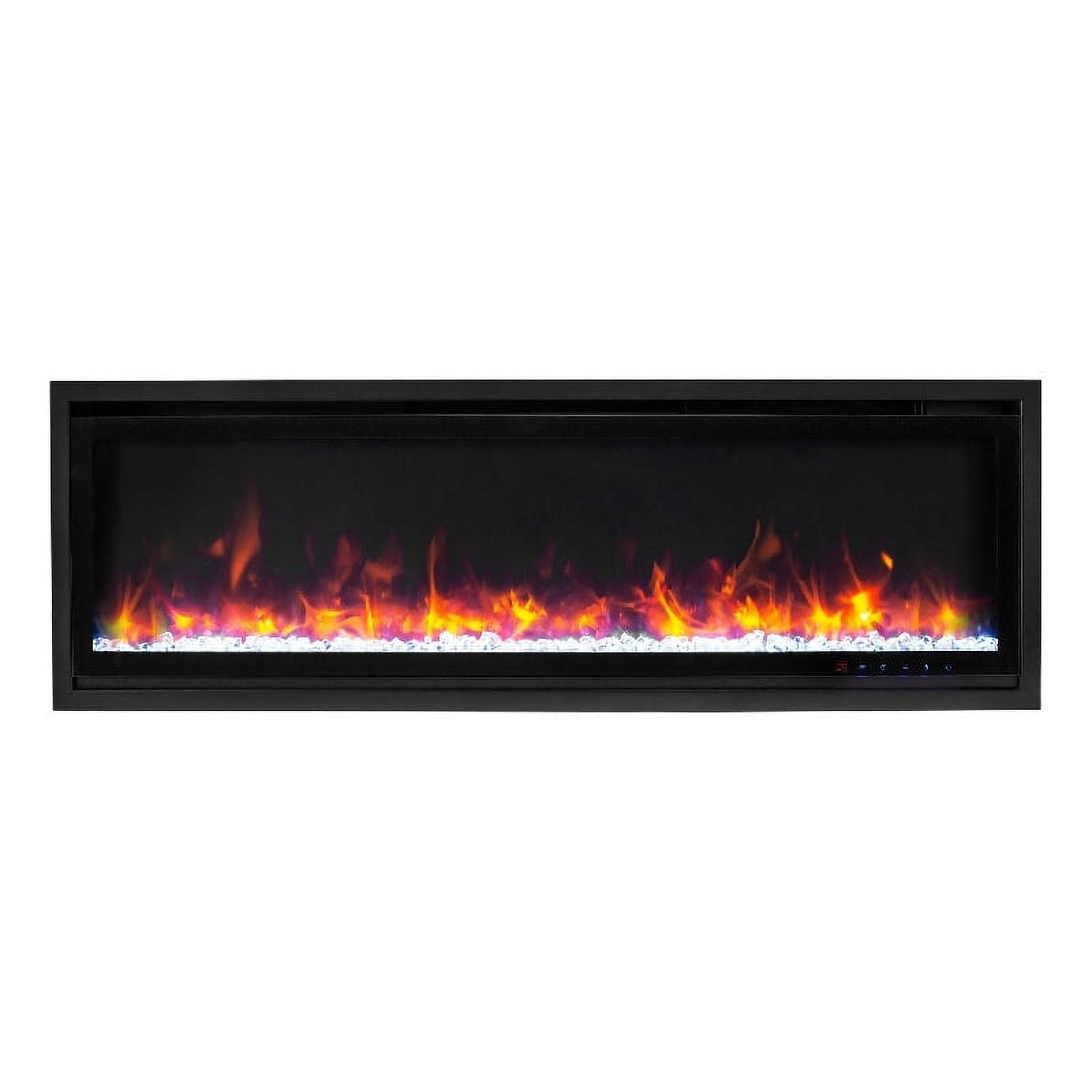 Kennedy II EF-WM504 Commercial Grade Smart Electric Fireplace, 60IN