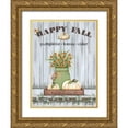 thumbnail image 1 of Kennedy, Lisa 12x14 Gold Ornate Wood Framed with Double Matting Museum Art Print Titled - Happy Fall, 1 of 4