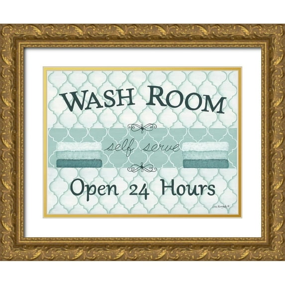 Kennedy, Lisa 24x19 Gold Ornate Wood Framed with Double Matting Museum Art Print Titled - Self Serve
