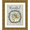 thumbnail image 1 of Kennedy, Lisa 26x32 Gold Ornate Wood Framed with Double Matting Museum Art Print Titled - Thankful, 1 of 4