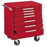 Kennedy Manufacturing B211663 29 in. 7-Drawer Roller Cabinet with Ball Bearing Slides - Red