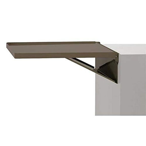 Kennedy Manufacturing DS1B K1800 Series 20in Fold-Away Cabinet Shelf, Brown