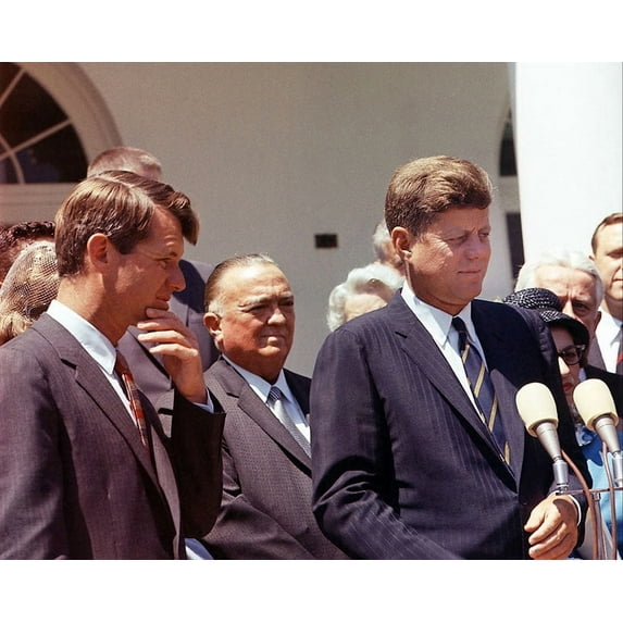 Kennedy Presentation of Young American Medals - 20x30 Inch Laminated Poster - Stunning Detail and Bold Colors