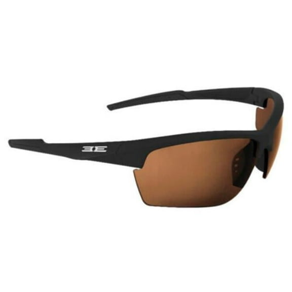 Kennedy Sunglass with Amber Lens - Black