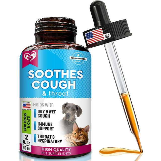 Kennel Cough Treatment & Natural Infection Medicine for Dogs & Cats Respiratory & Cold Cough