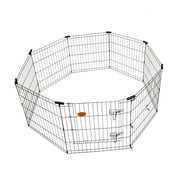 KennelMaster 8-Panel 24 in. H x 24 in. W Exercise Playpen with Gate