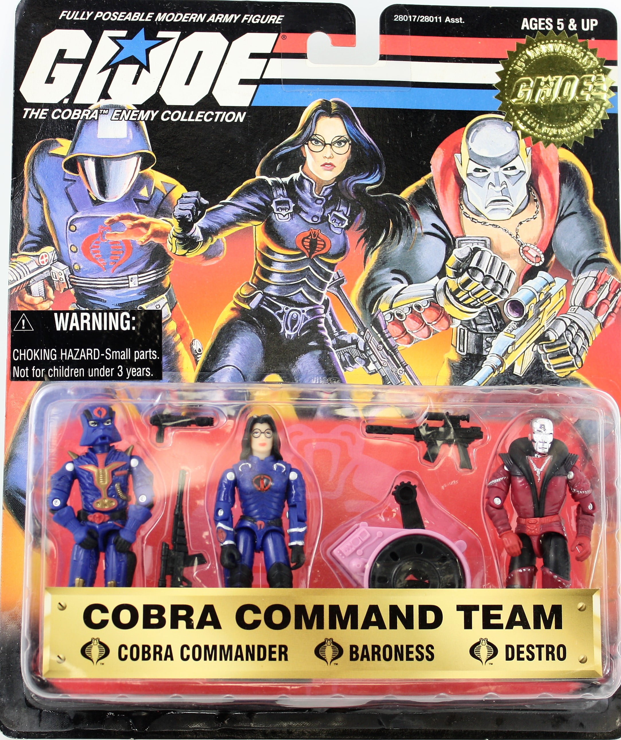 Kenner GI Joe Cobra Enemy Collection Action Figures, 12 x 10 x 3