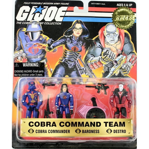 Kenner GI Joe Cobra Enemy Collection Action Figures, 12 x 10 x 3 In