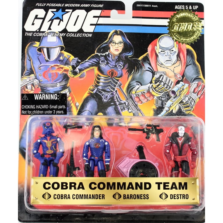 G.I. JOE COBRA COMMAND TEAM 未開封 Kenner GI Joe Cobra Enemy Collection Action Figures, 12 x 10 x 3