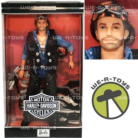 Kenner Harley-Davidson Collectible Child Dolls, PVC Plastic Black