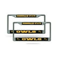 thumbnail image 1 of Kennesaw State Owls Chrome Metal License Plate Frame - Set of 2 Frames, 1 of 6