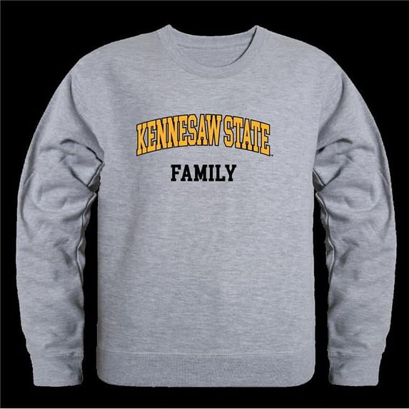 Kennesaw State University Owls Family Crewneck Sweatshirt, Heather Grey - 2XL