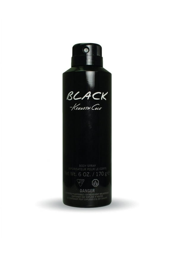 Black Body Spray for Men, 6 oz