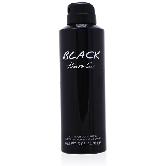 Kenneth Cole Black Body Spray for Men, 6 oz
