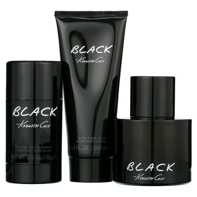 Cole Black Cologne Gift Set for Men, 3 Pieces