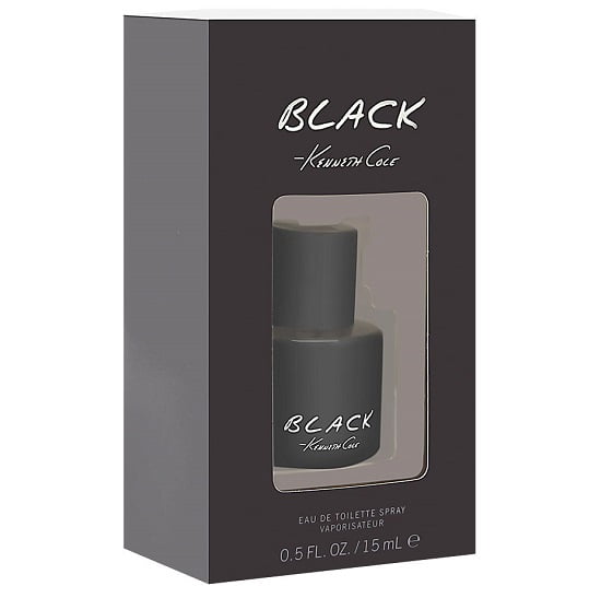 Kenneth Cole Black Eau de Toilette, Cologne for Men, 0.50 fl oz