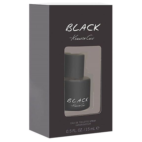 Kenneth Cole Black Eau de Toilette, Cologne for Men, 0.50 fl oz