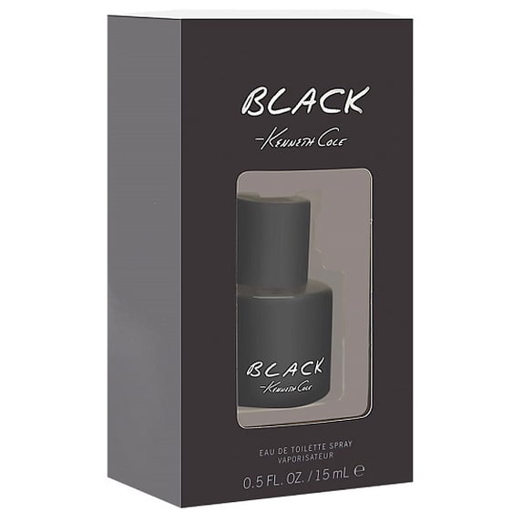 Kenneth Cole Black Eau de Toilette, Cologne for Men, 0.50 fl oz