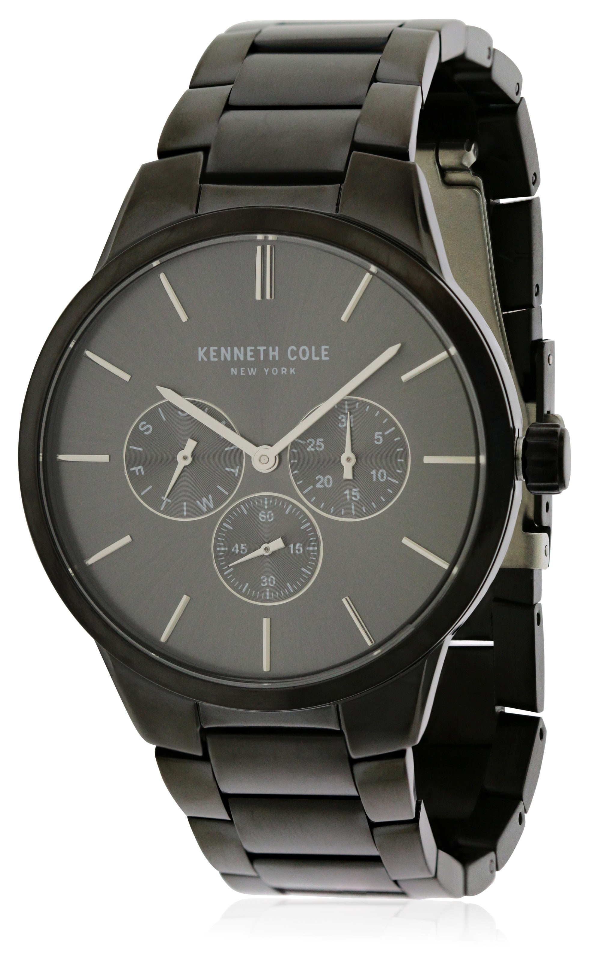 Buy Online Kenneth Cole Men Round Black Watches