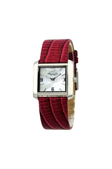NWOT Kenneth Cole Women’s Watch- coral leather band and silver hardware … Kenneth Cole Womens Watches in Womens Watches - Walmart.com main image 4