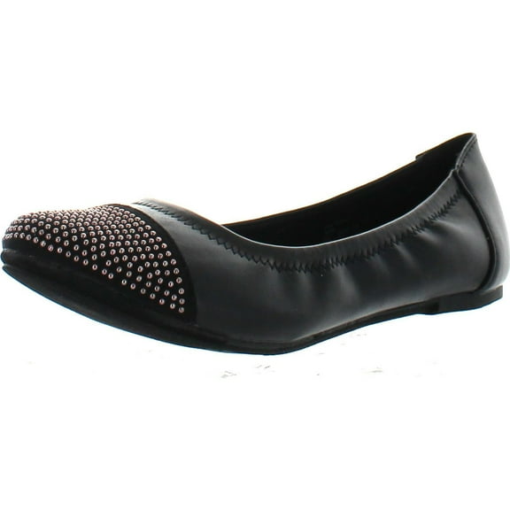 Kenneth Cole Girls Stud Muffin Studded Flats Shoes