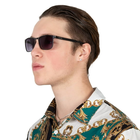 Kenneth Cole Gradient Smoke Square Men's Sunglasses KC1329 09B 57