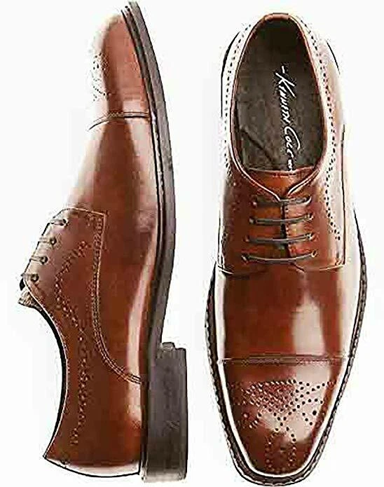 brown mini dress nearby Kenneth Cole Brown Men's Leather Shoes – Jamaica Bargain Boutique main image 0