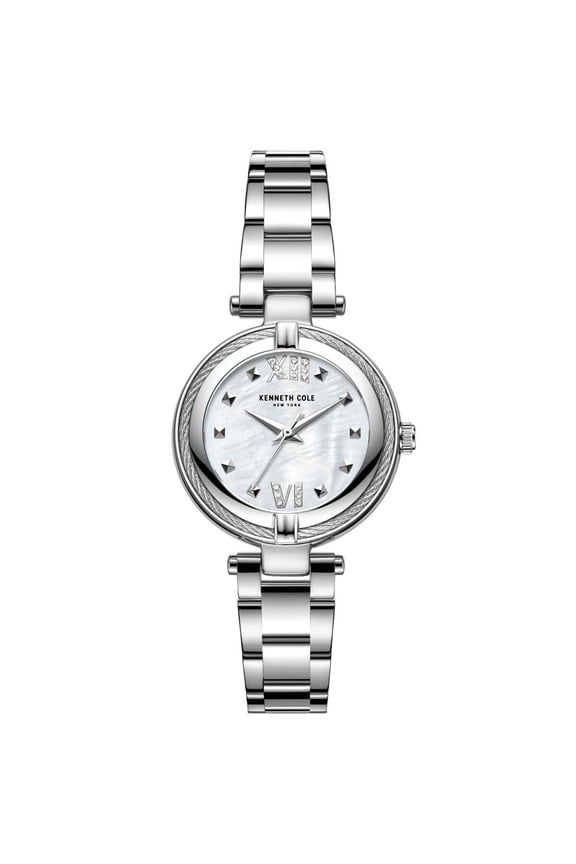 KC51052003 Women's Classic Silver Tone Bracelet Watch