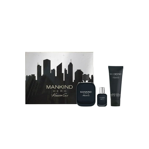 Kenneth Cole Mankind Hero Men`s 3 pc Gift Set, 3.4 fl. oz.