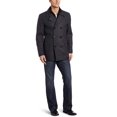 thumbnail image 1 of Kenneth Cole Men's 449NB304 Pea Coat with Attatched Bib Including Big & Tall - Black - 3XB, 1 of 4