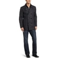 thumbnail image 1 of Kenneth Cole Men's 449NB304 Pea Coat with Attatched Bib Including Big & Tall - Charcoal - 3XB, 1 of 4