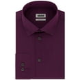 thumbnail image 1 of Kenneth Cole Men's Dress Shirt Regular Fit Solid Rasberry Size M, 1 of 3